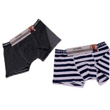 He Retro Short 2er M - XXL 95% Baumw, 5% El VE 24