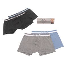 He Retro Short 2er M - XXL 95 % Baumw, 5% El VE 24