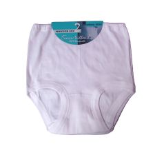 Damen Slip 2er Pack weiss 40/42 - 52/54 VE 25