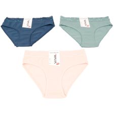Da. Bikinislip 2er, mit Spitzenbund, M - XL VE 24