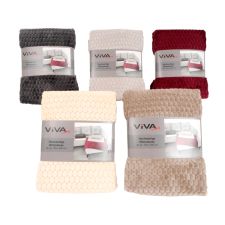 Wohndecke Popcorn, 150 x 200 cm, VE 12