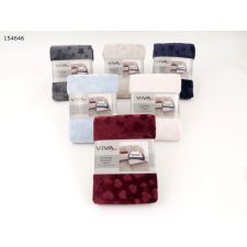 Wohndecke Flanell Herzen/Sterne 150 x 200 cm VE 12