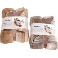 Wohndecke Fellimitat 150 x 200 cm VE 6