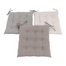 Sitzkissen diagonal gestreift 40 x 40 x 5 cm VE 24