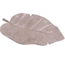 Blatt aus Alu 36 x 23 cm silber VE 12