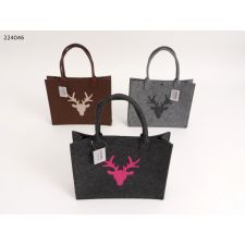 Einkaufstasche Filz ca. 35 x 10 x 28 cm VE 24
