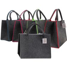 Einkaufstasche Filz ca. 35 x 20 x 28 cm VE 12 / 6