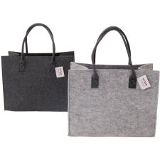 Einkaufstasche Filz ca  42 x 22 x 33 cm VE 12